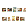 Série complète de 10 fèves Blagues à Toto 2008