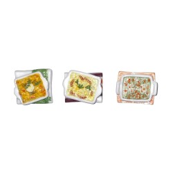 Série complète de 3 fèves Les gratins 2008
