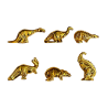 Série complète de 6 fèves Les dinosaures 1994