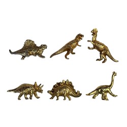 Série complète de 6 fèves Les dinosaures 1994