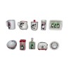 Série complète de 10 fèves Les objets de Bécassine 2009