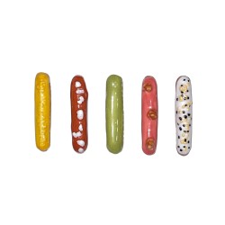 Série complète de 5 fèves Sadaharu Aoki - Eclairs 2009