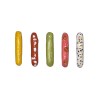 Série complète de 5 fèves Sadaharu Aoki - Eclairs 2009