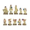 Série complète de 10 fèves Anniversaire de Blanche Neige 2009