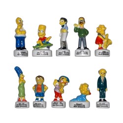 Série complète de 10 fèves The Simpson 2010 2009