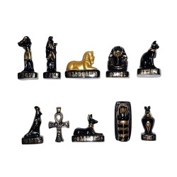Série complète de 10 fèves Splendeur d'Egypte 2009