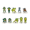 Série complète de 10 fèves Tortues Ninja 2009