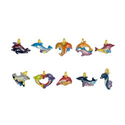 Série complète de 10 fèves Dauphin mon ami 2009