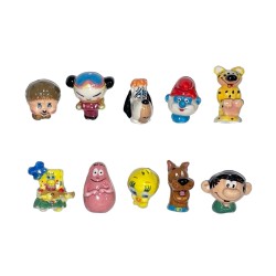 Série complète de 10 fèves Pendentifs portables 2010