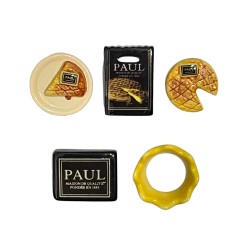 Série complète de 5 fèves Paul 2010