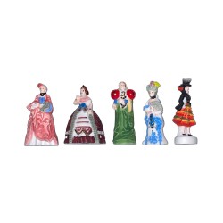 Série complète de 5 fèves Ladurée - Christian Lacroix 2010