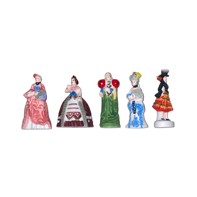 Série complète de 5 fèves Ladurée - Christian Lacroix 2010