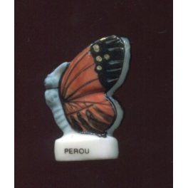 Fève à l'unité Papillon vole III n°7 / 0.5p15b2