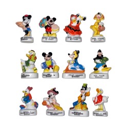 Série complète de 12 fèves Une année avec Mickey 2011