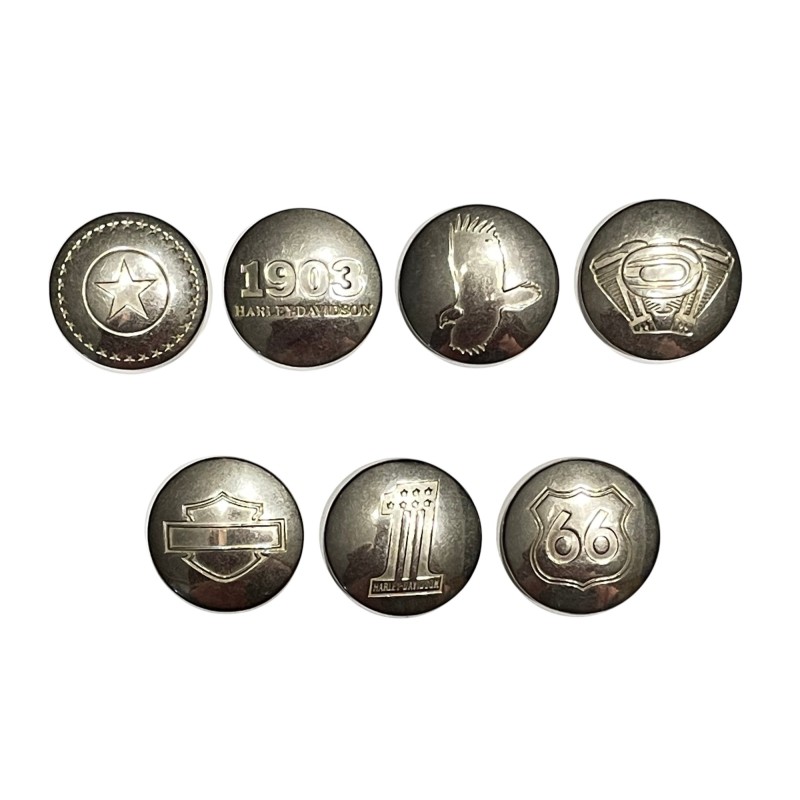 Série complète de 7 fèves Lenôtre - Harley Davidson 2011