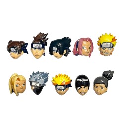Série complète de 10 fèves Naruto 2011
