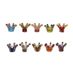 Série complète de 10 fèves Couronne en fête 2011