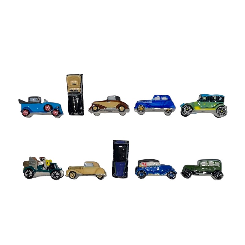 Série complète de 10 fèves Renault de légende 2011