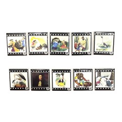 Série complète de 10 fèves Moreau - Les fables de la Fontaine 2011
