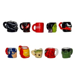 Série complète de 10 fèves Mugs Marvel 2025