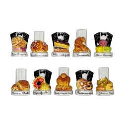 Série complète de 10 fèves Fins gourmets 2012