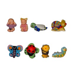 Série complète de 8 fèves Petits amis du jardin 2012