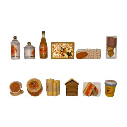 Série complète de 12 fèves Produits de la ruche 2012