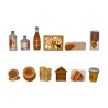 Série complète de 12 fèves Produits de la ruche 2012