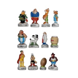 Série complète de 12 fèves Astérix chez les Bretons 2013