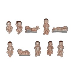 Série complète de 10 fèves Les bébés - nouveaux nés 2013