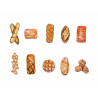 Série complète de 10 fèves Voilà du bon pain 2013
