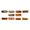 Série complète de 10 fèves Armand - Gourmandises éclairs 2013