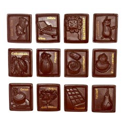 Série complète de 12 fèves Tablettes de chocolat 2013