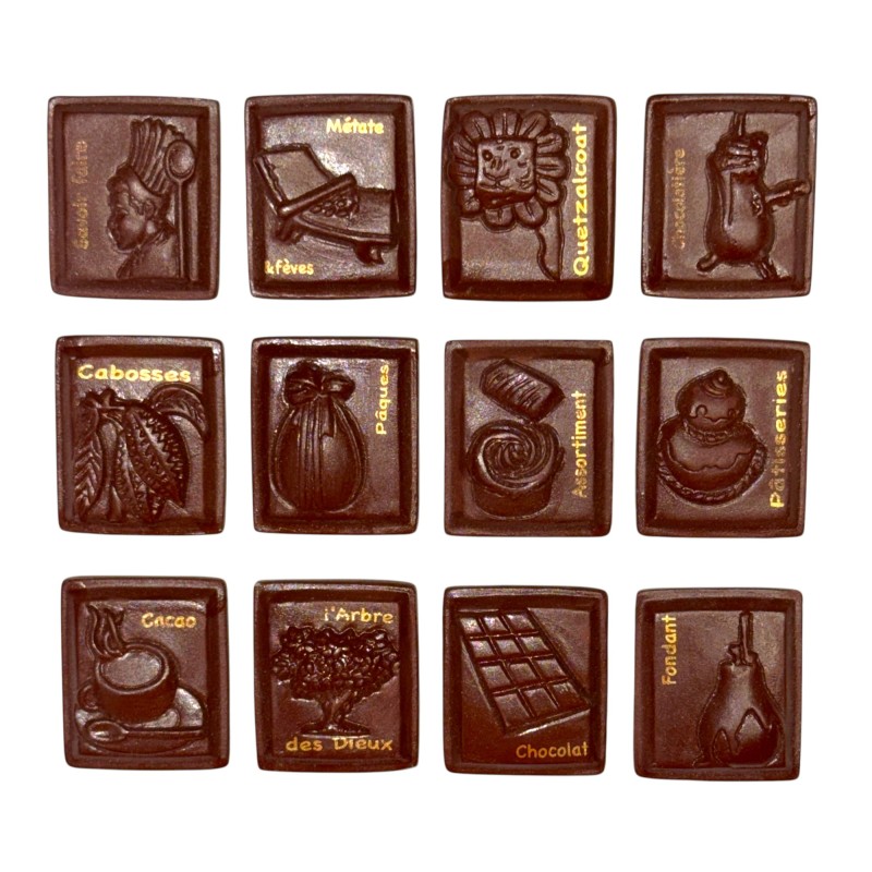 Série complète de 12 fèves Tablettes de chocolat 2013