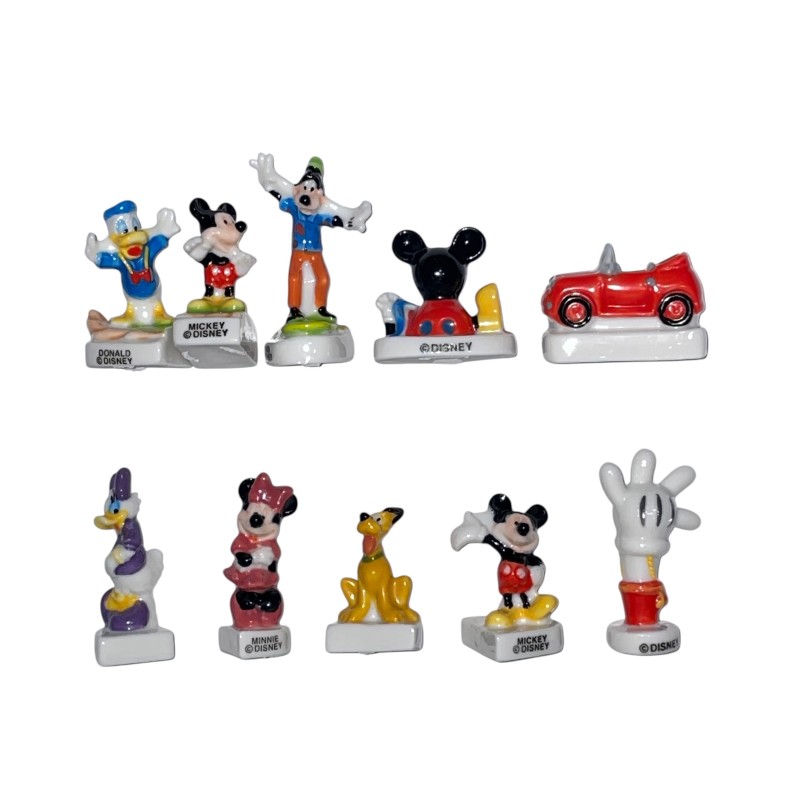 Série complète de 10 fèves Mickey Mouse club house 2014