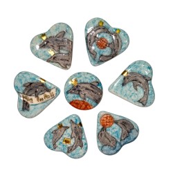 Série complète de 7 fèves Dauphins rois de l'épiphanie 2014