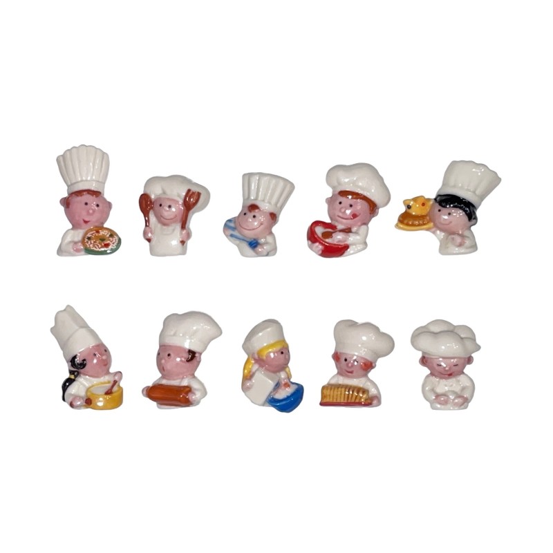 Série complète de 10 fèves Petits pâtissiers 2014