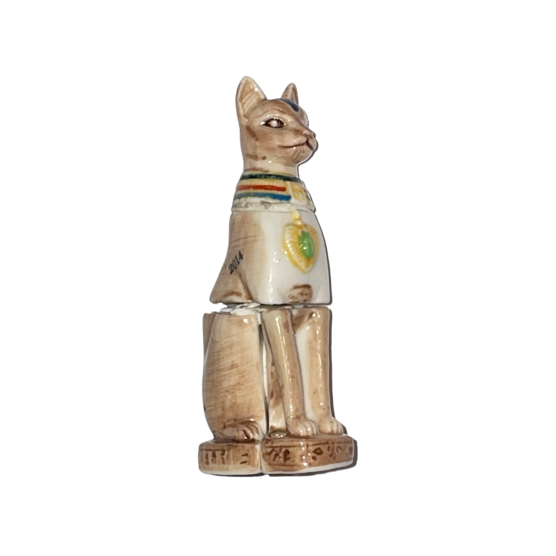 Série complète de 4 fèves AFBFC - Chat égyptien 2014