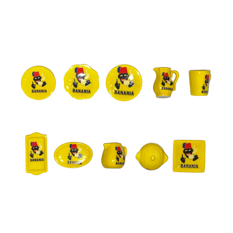 Série complète de 10 fèves Banania j'adore 2015