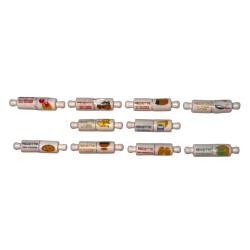 Série complète de 10 fèves Tubes recettes 2015