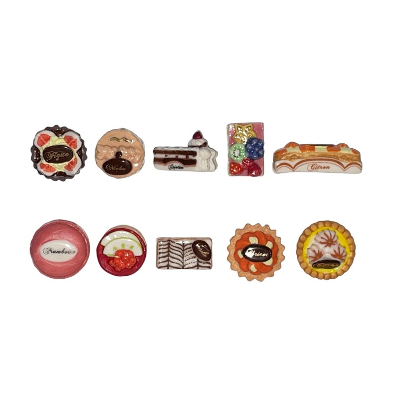 Série complète de 10 fèves Saveurs pâtissières 2015