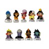 Série complète de 9 fèves Disney Villains 2026