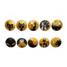 Série complète de 10 fèves Chats bijoux 2015