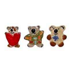 Série complète de 3 fèves Copains d'enfance 2015
