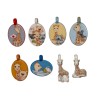 Série complète de 8 fèves Sophie la girafe pendentifs 2015
