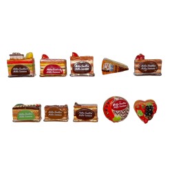 Série complète de 10 fèves Mille-feuilles 2015