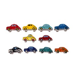 Série complète de 10 fèves Ma petite 4 CV 2015