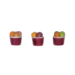 Série complète de 3 fèves Berthillon 2015
