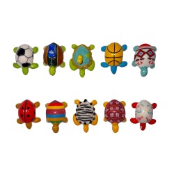 Série complète de 10 fèves Tortues caméléon 2016