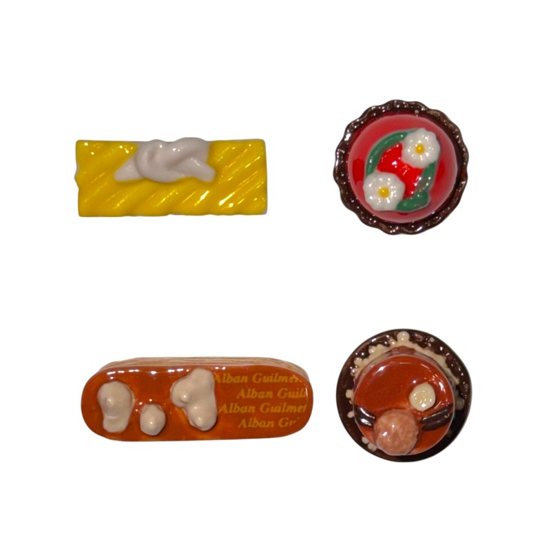 Série complète de 4 fèves Guilmet 2016